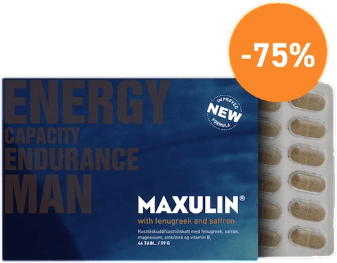 Maxulin-förpackning med blister av tabletter